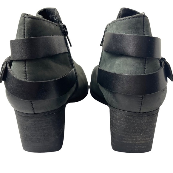 Sole Society Leather Ankle Boots Strap Angie Boot Size 10M - Picture 4 of 10